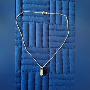 FAUX DIAMOND PENDANT